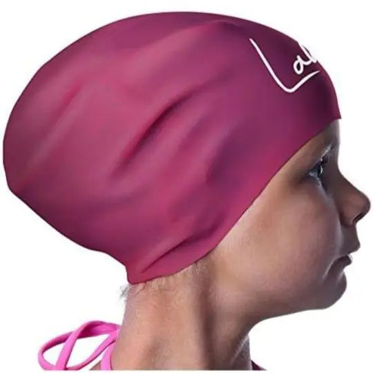 Kids Swim Cap Silicon Low Allergic Waterproof Swim Hat Swimming Hat | キッズ用スイムキャップ シリコン 低アレルギー 防水スイムハット 水泳帽子