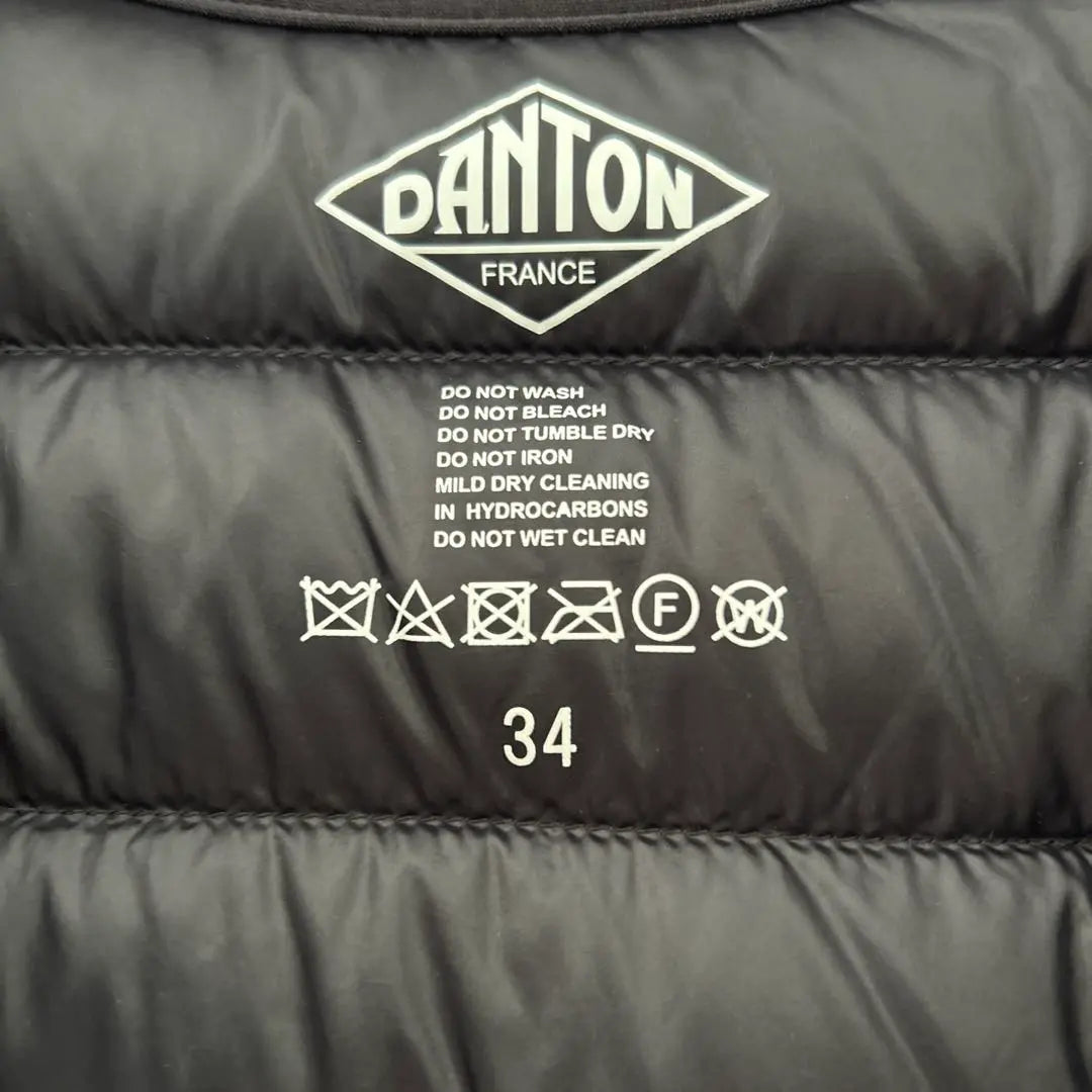 Beautiful goods! Danton✴︎ Danton -down jacket 34 black ✴︎ Cleaning | 美品！DANTON✴︎ダントン　ダウンジャケット３４ブラック✴︎クリーニング済