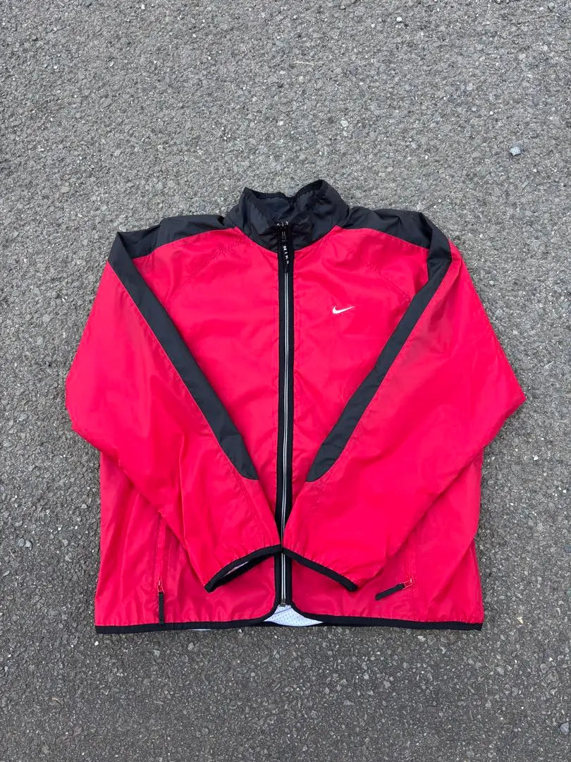 Vintage NIKE 90s Nylon Jacket Rare Embroidered Size M