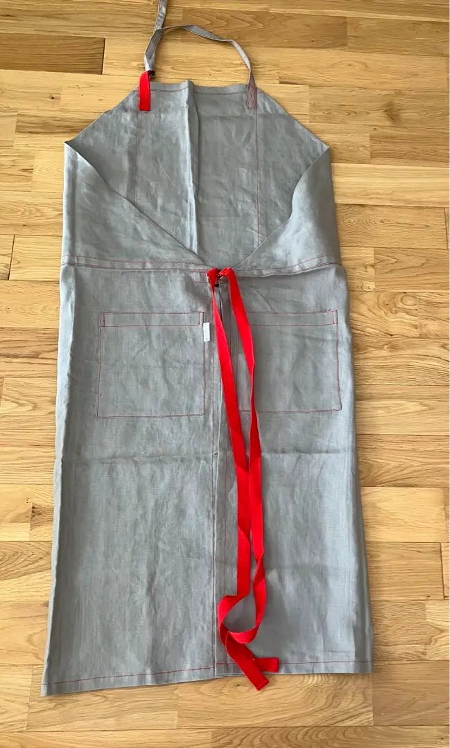 [Unused new] Linen waist apron