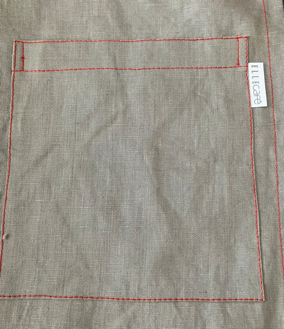 [Unused new] Linen waist apron