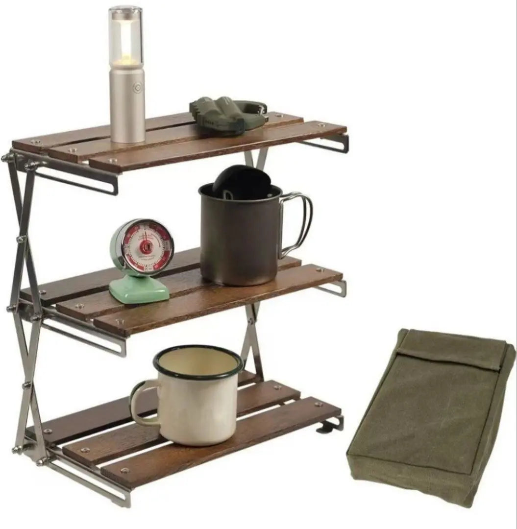 Storage rack, storage shelf, compact, folding shelf, tabletop, death crack, camping