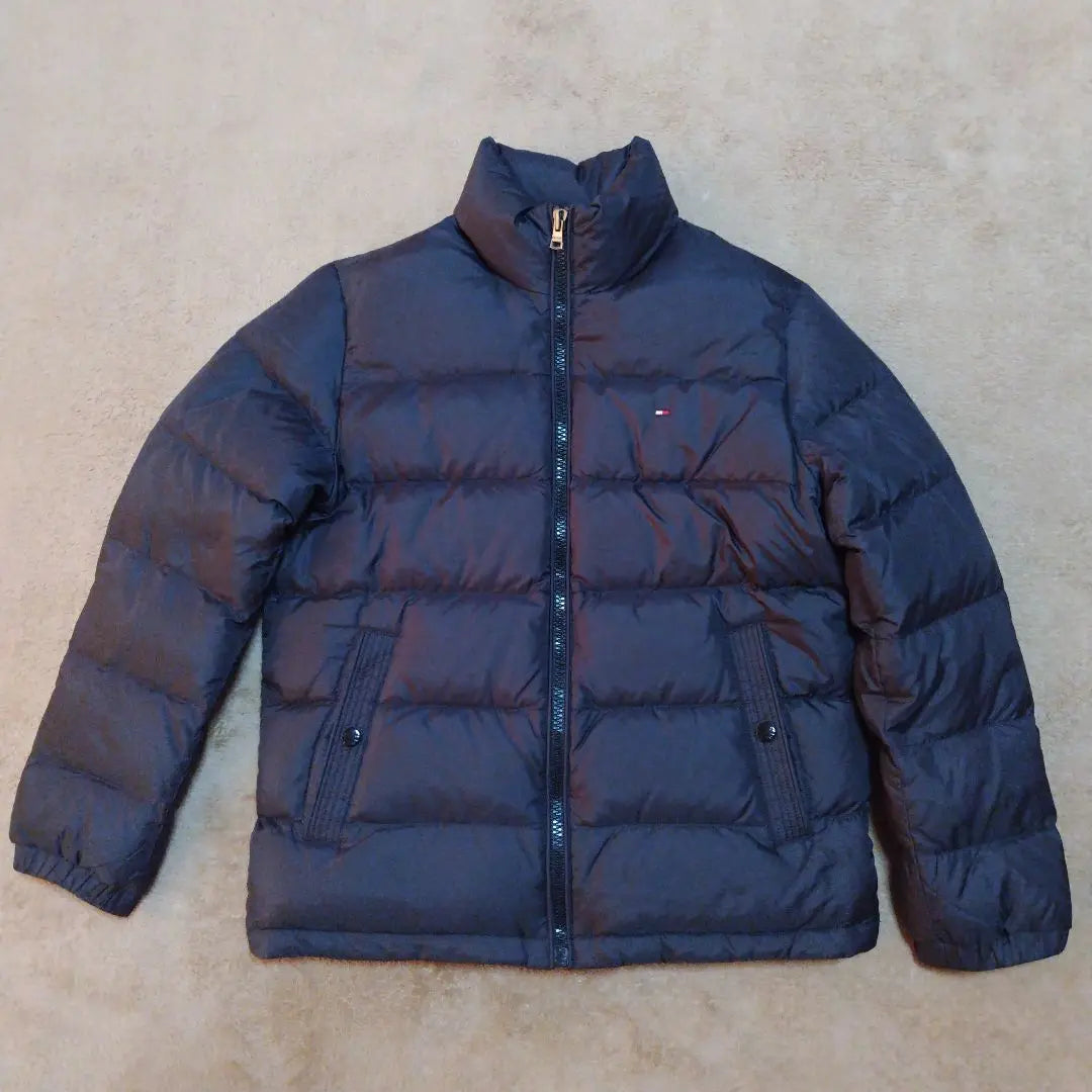 Chaqueta de plumas TOMMY HILFIGER Hombre Black, Red Lord (Extreme Beauty) | TOMMY HILFIGER メンズダウンジャケット 黒 、赤い裏地(極美品)