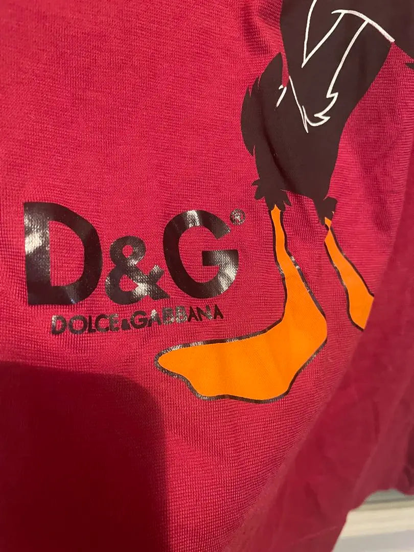 Camiseta sin mangas D&amp;G Duffy Duck M Fabricada en Italia Raro