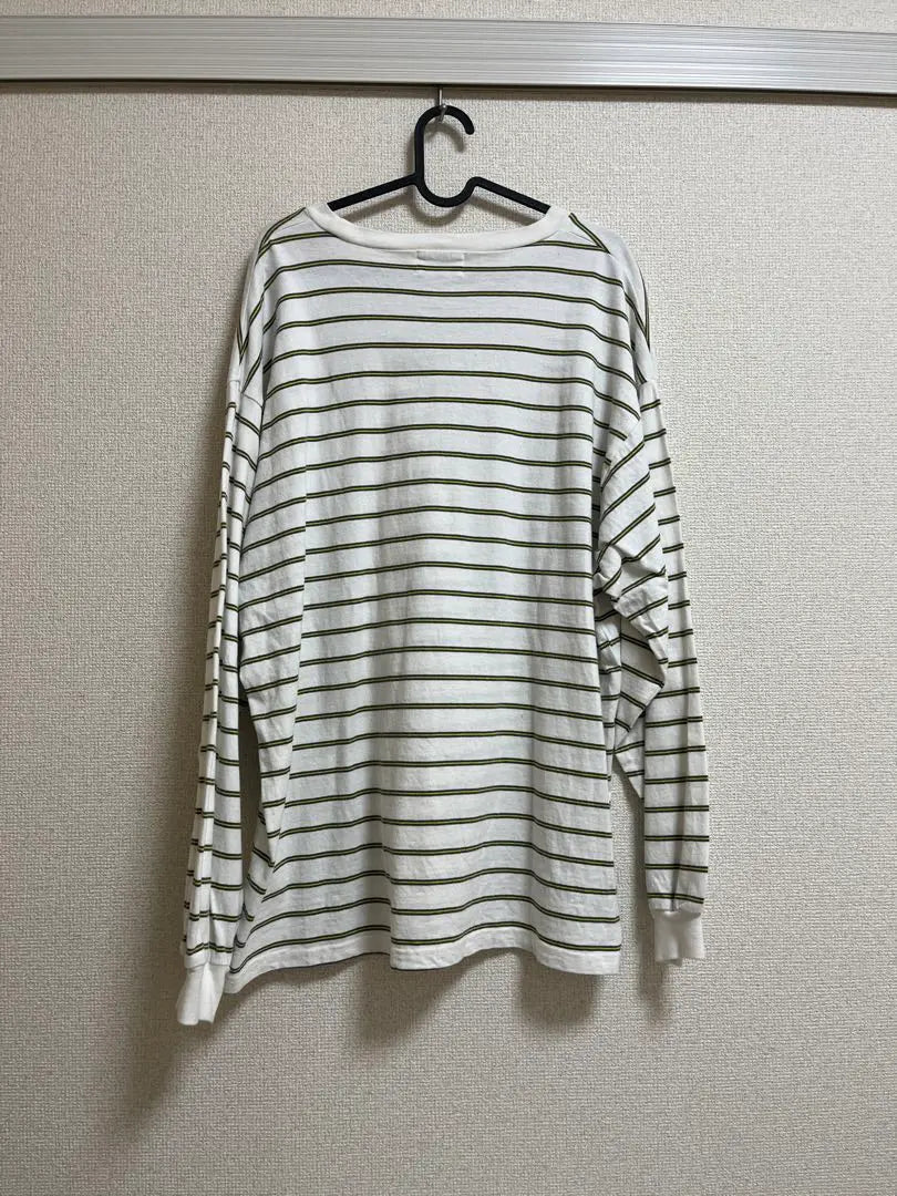 Freaks Store Border Long T-shirt White Size L