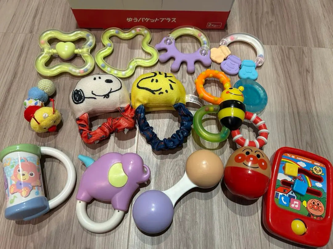 Snoopy Anpanman Rattle Toy Set