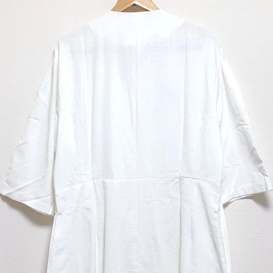 Prorsum coat, short sleeve, women's, white, size LL equivalent, made in Korea