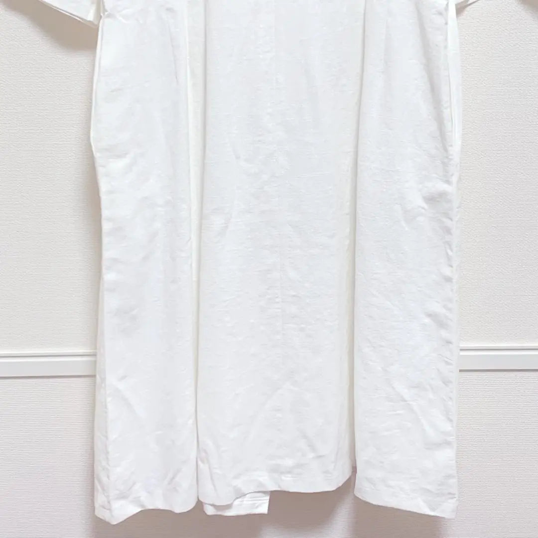 Prorsum coat, short sleeve, women's, white, size LL equivalent, made in Korea