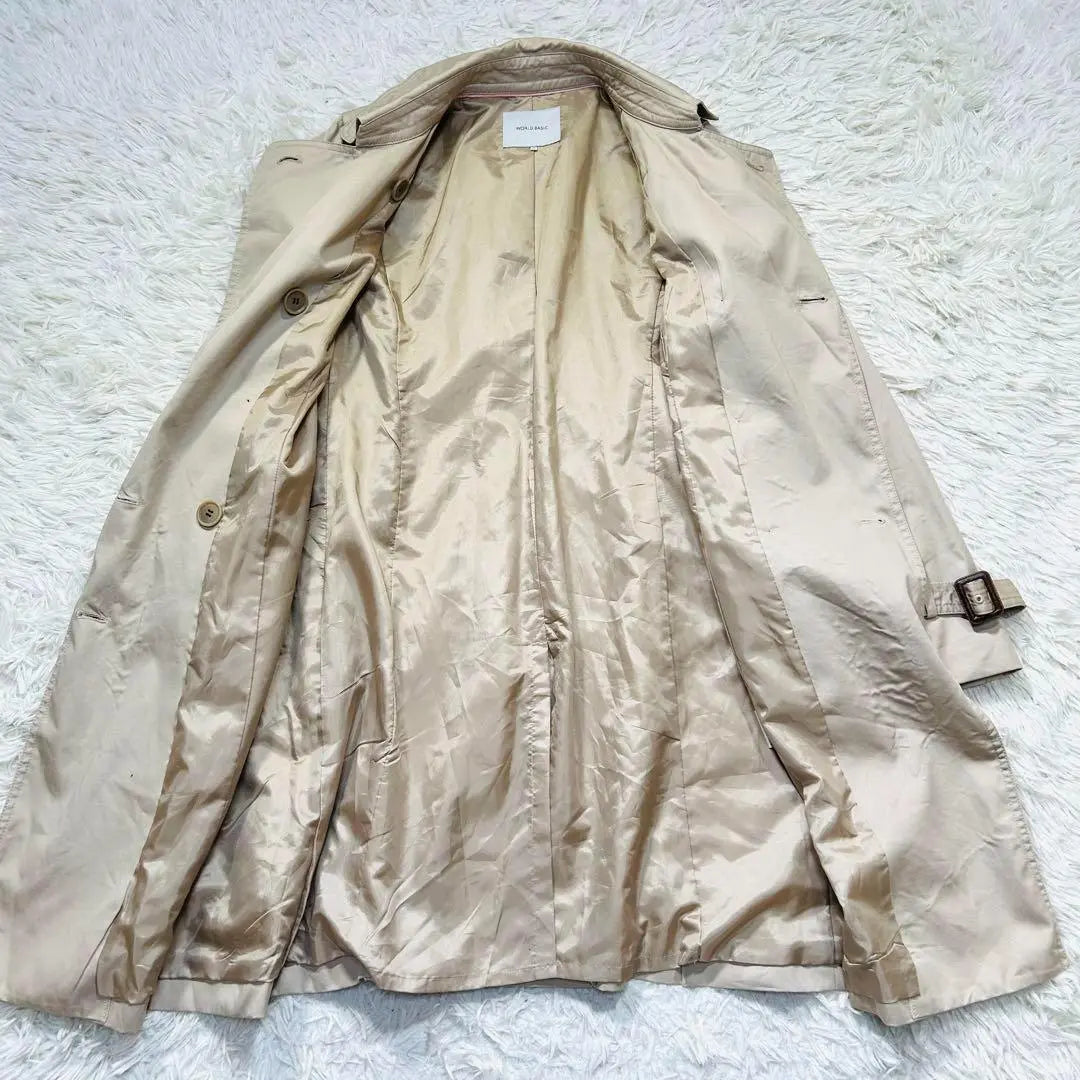 WORLD BASIC Trench Coat Beige [M]