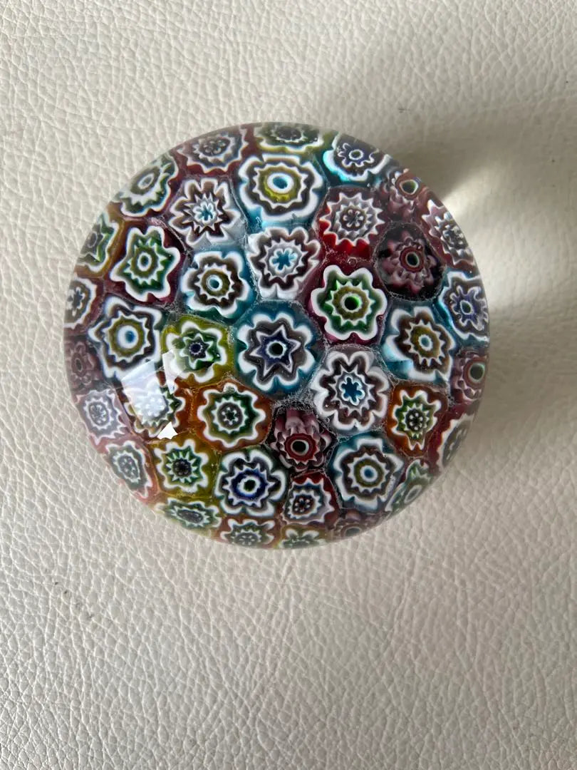 Venetian glass paperweight paperweight millfiori colorful glass craft