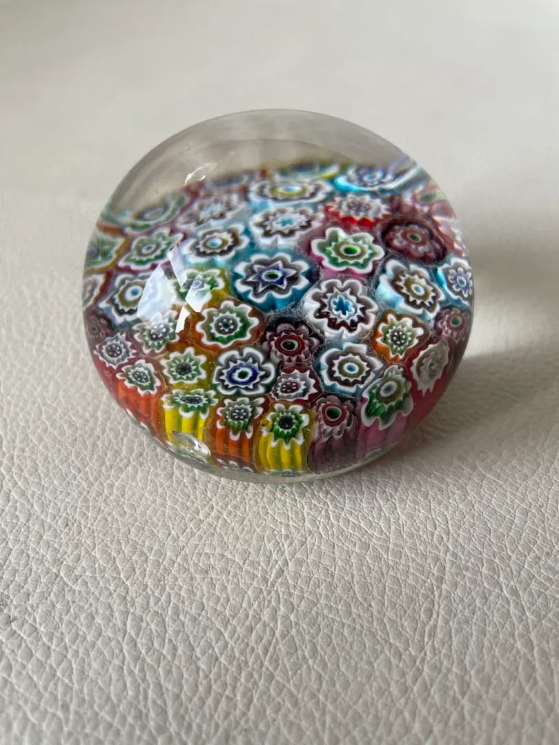 Venetian glass paperweight paperweight millfiori colorful glass craft