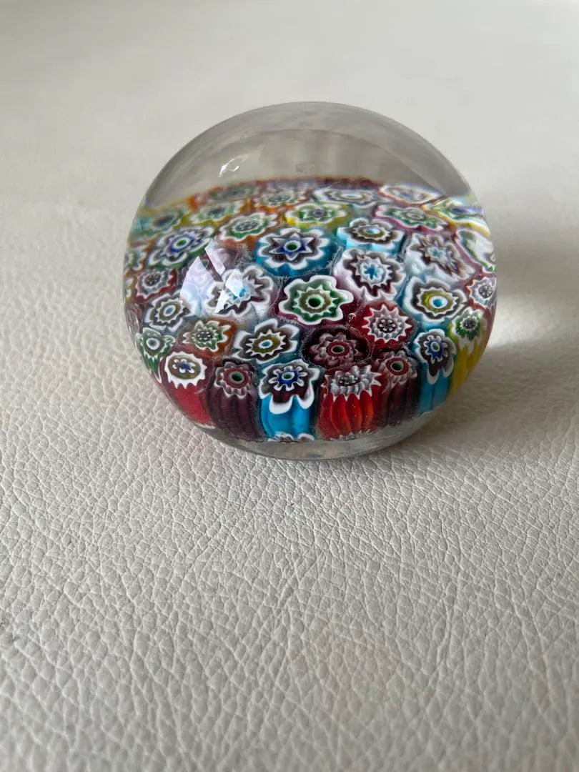 Venetian glass paperweight paperweight millfiori colorful glass craft