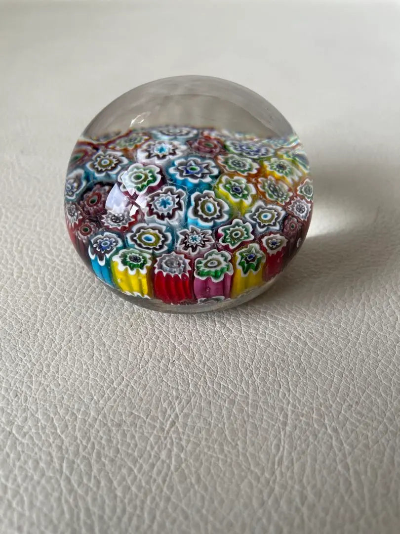 Venetian glass paperweight paperweight millfiori colorful glass craft