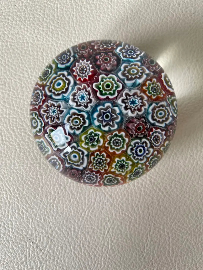 Venetian glass paperweight paperweight millfiori colorful glass craft