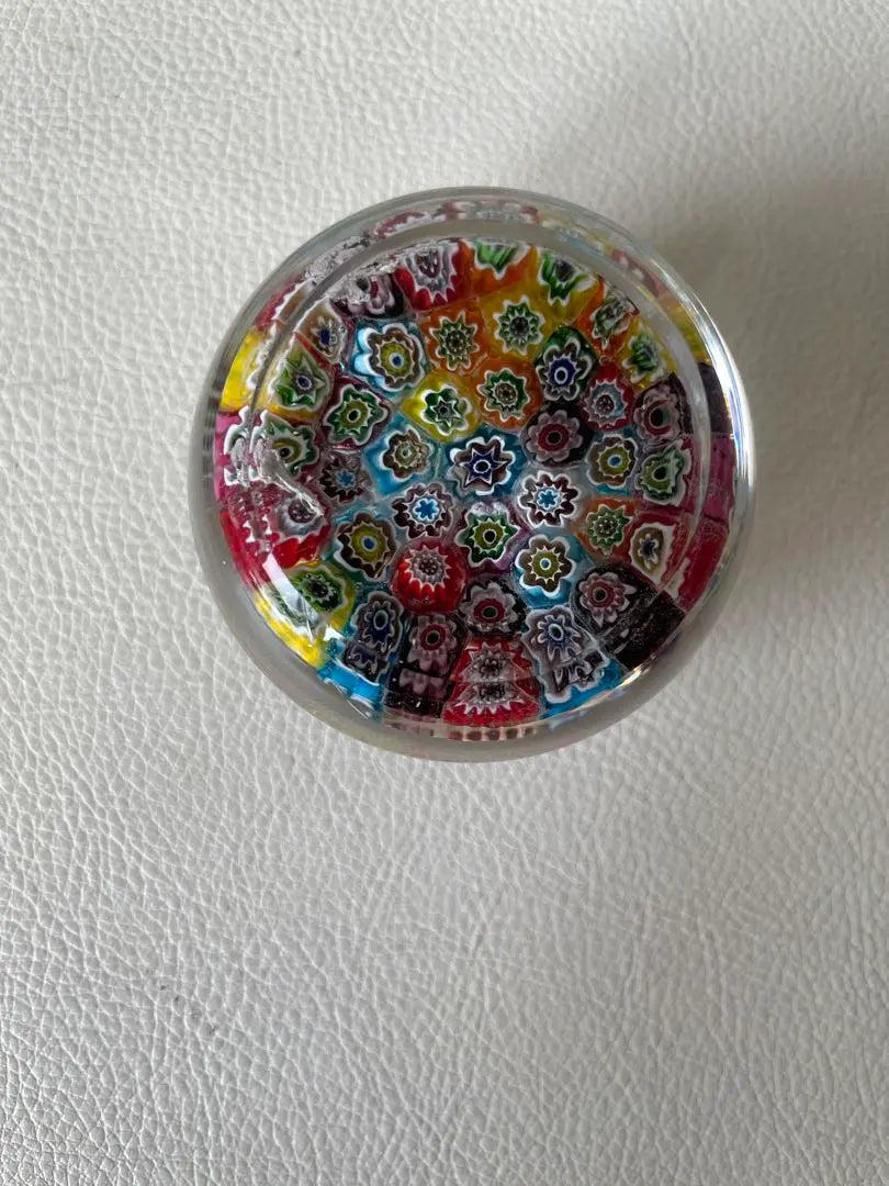 Venetian glass paperweight paperweight millfiori colorful glass craft