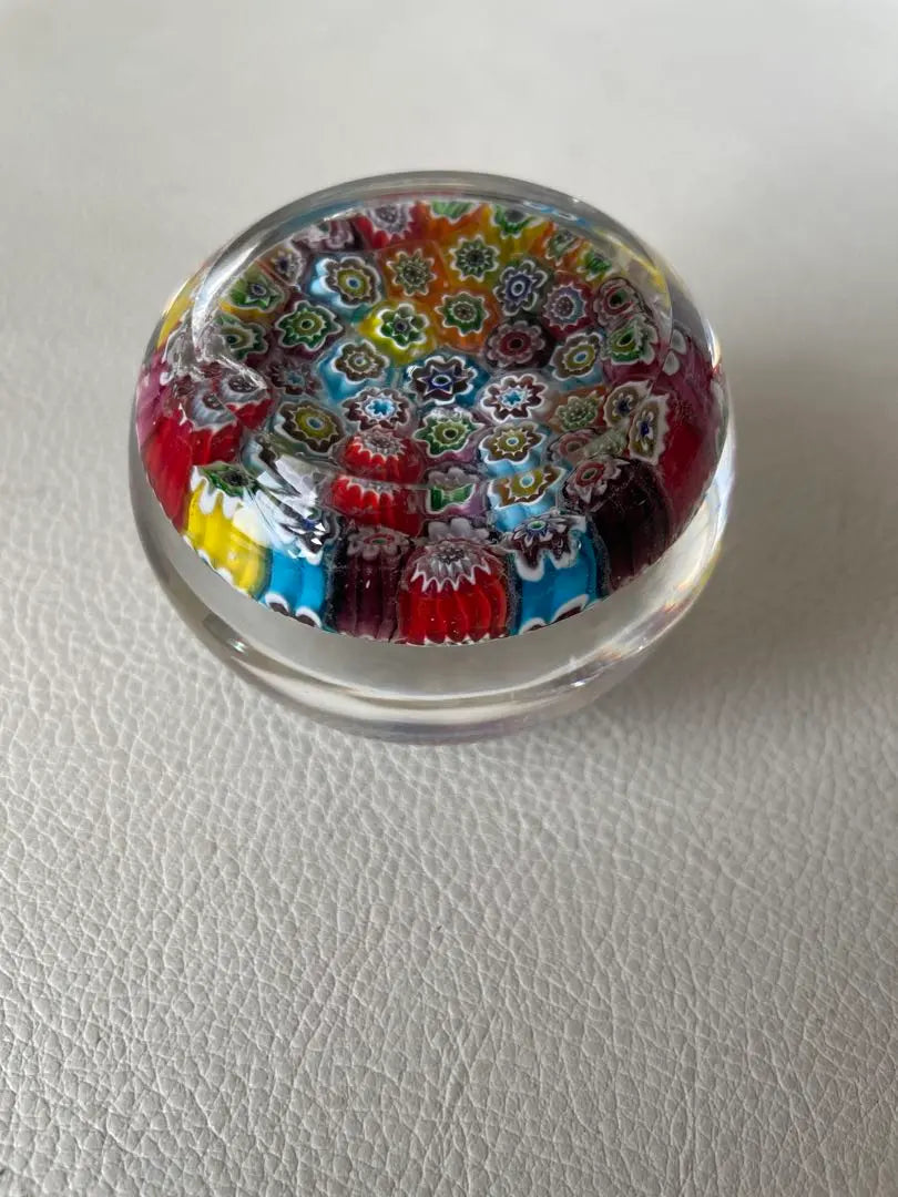 Venetian glass paperweight paperweight millfiori colorful glass craft