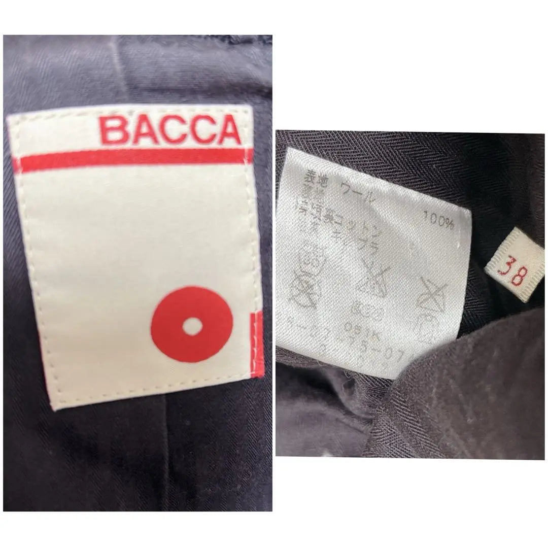 Bakka [38] Chaqueta entallada/simple prenda de oficina de algodón