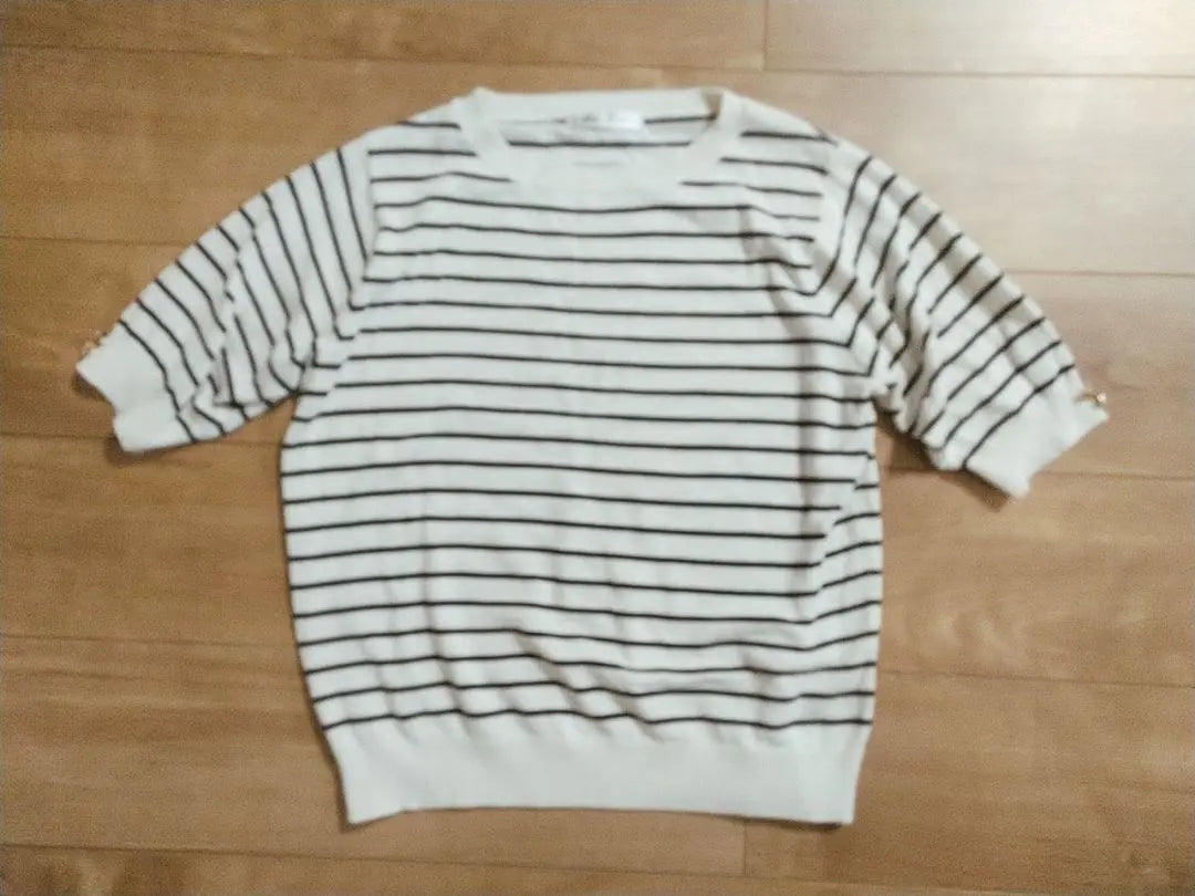 Camisa de punto manga corta talla L