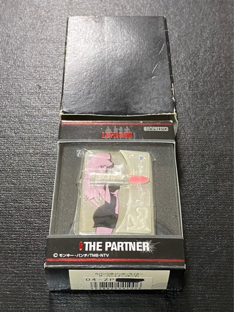 ZIPPO Fujiko The Partner Stereeep Lápiz labial metálico 2006 | zippo 不二子 ザ・パートナー 立体メタル 口紅 2006年製