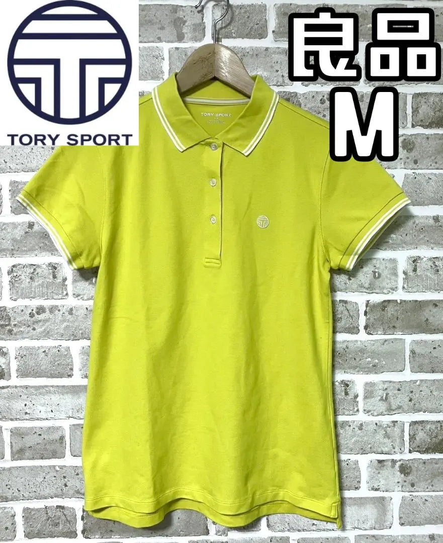 [Within 24 hours/anonymous delivery] Tory Sports Women's Short Sleeve Polo Shirt, M Size