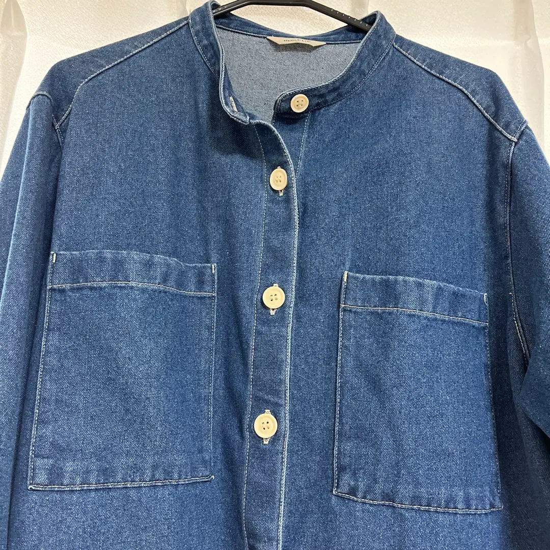 Natural Die Shirt Blouson Indigo