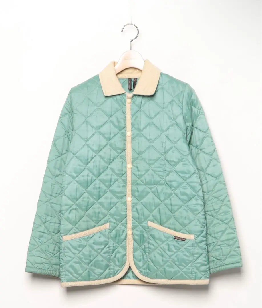 LAVENHAM Quilted Coat Tiffany Blue