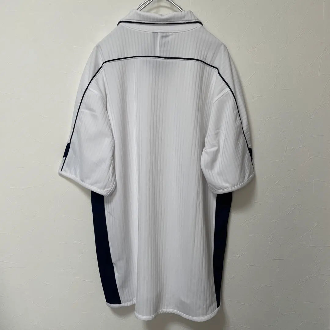 UMBRO Uniform Game Shirt Old Clothes Collared 2 Tone Simple Style