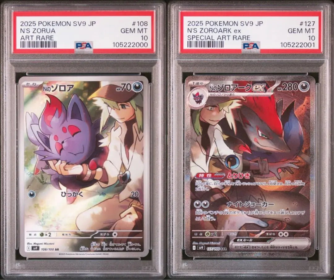 [Sequential number] Zoroa AR N's Zoroark SAR Battle Partners