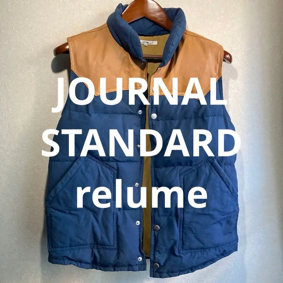 JOURNAL STANDARD relume Down Vest M Navy