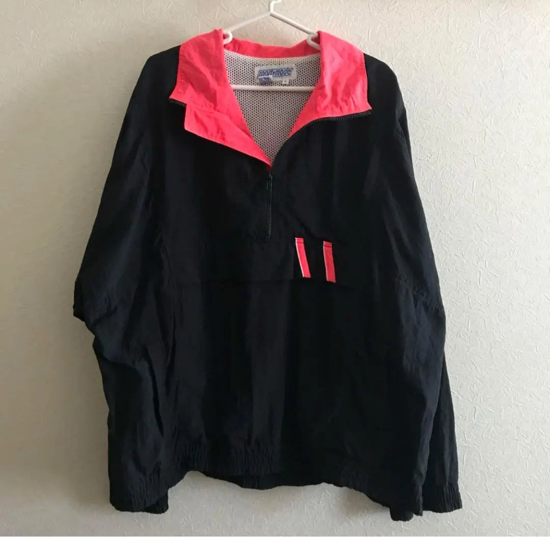 sport+mode nylon jacket zip-up XL vintage pullover