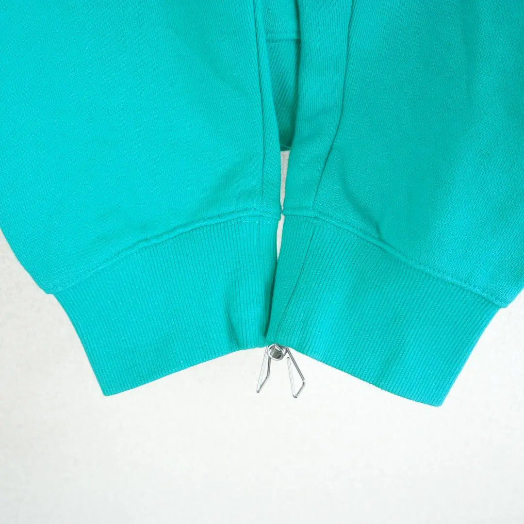 ★Buen estado★Sudadera EXTERIOR M Verde Forro cepillado