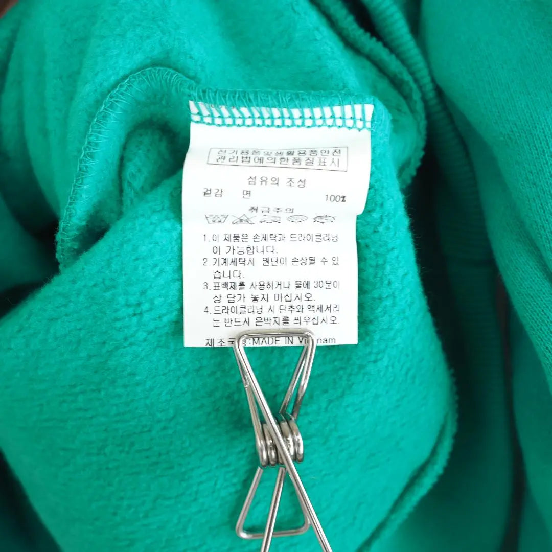 ★Good condition★OUTDOOR Sweatshirt M Green Brushed lining