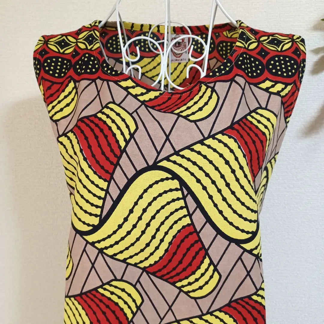 New tag included ◇African pattern◇Stylish dress apron No. 47 Body shape covering