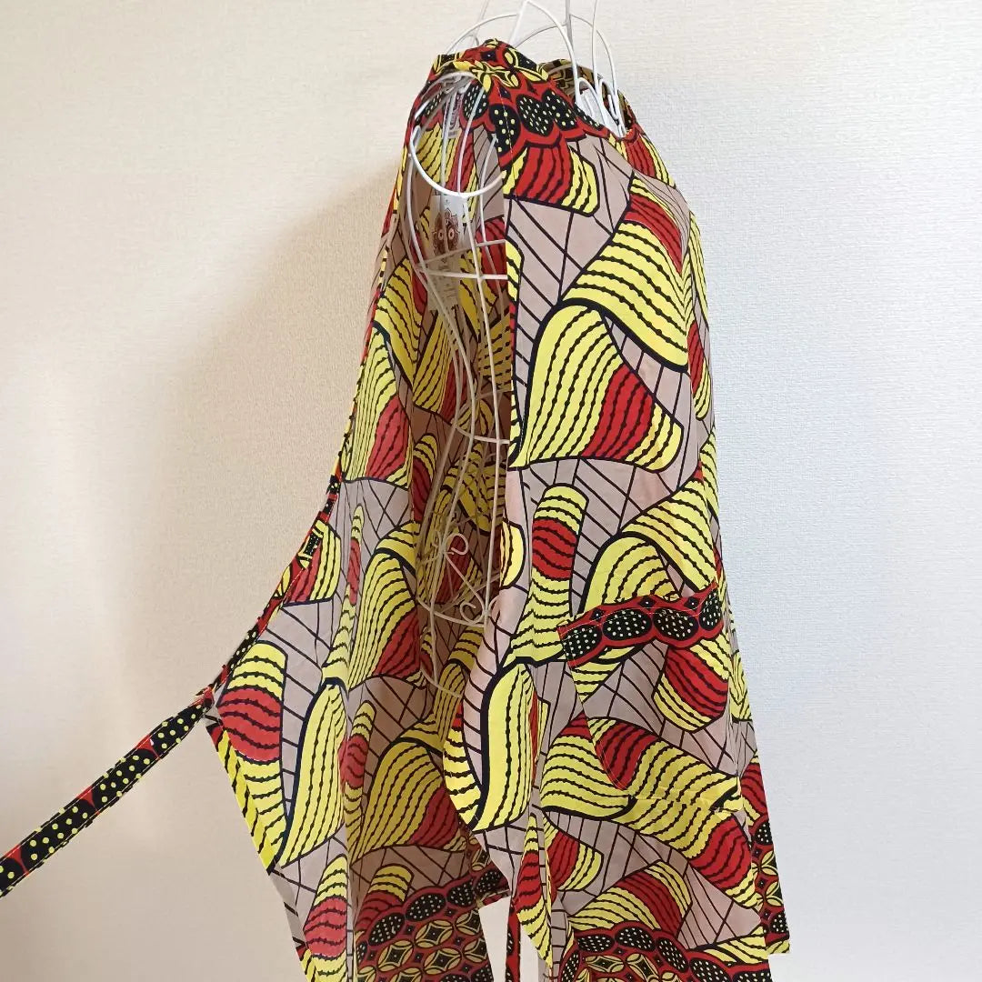 New tag included ◇African pattern◇Stylish dress apron No. 47 Body shape covering