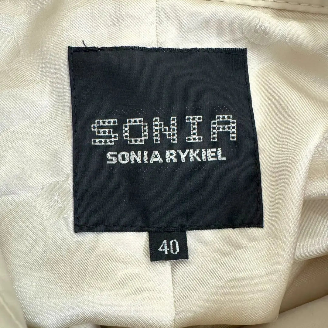 M825 &gt;&gt; Sonia Sirikiel Trench Court West Belt en adelante Kashiyama Haori | m825