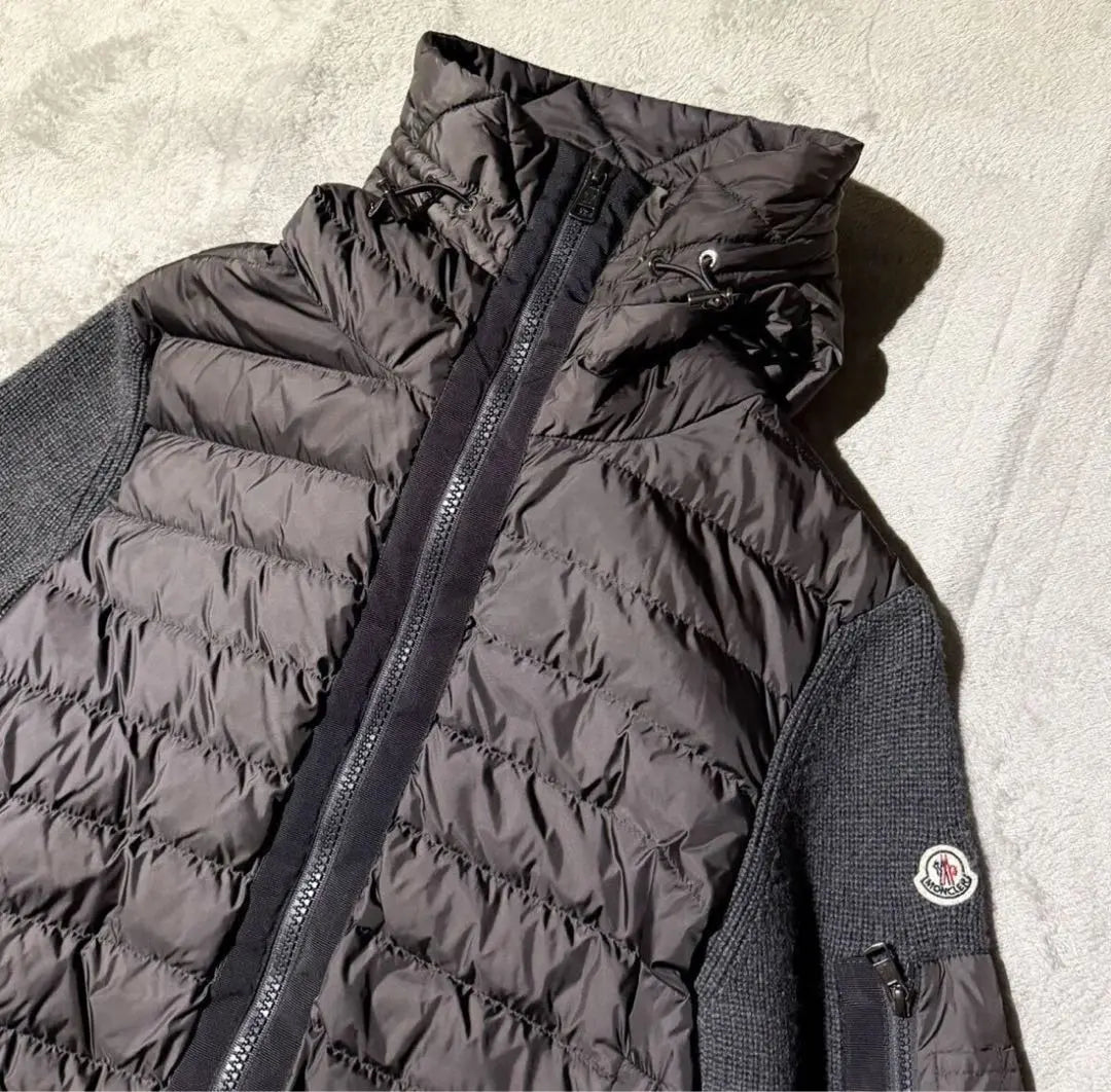 Talla L★Chaqueta híbrida de punto y plumón Moncler Maglia