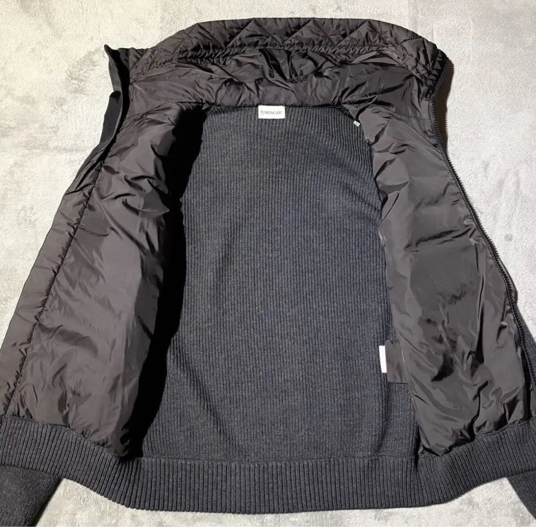 Size L★Moncler Maglia knitted down jacket hybrid