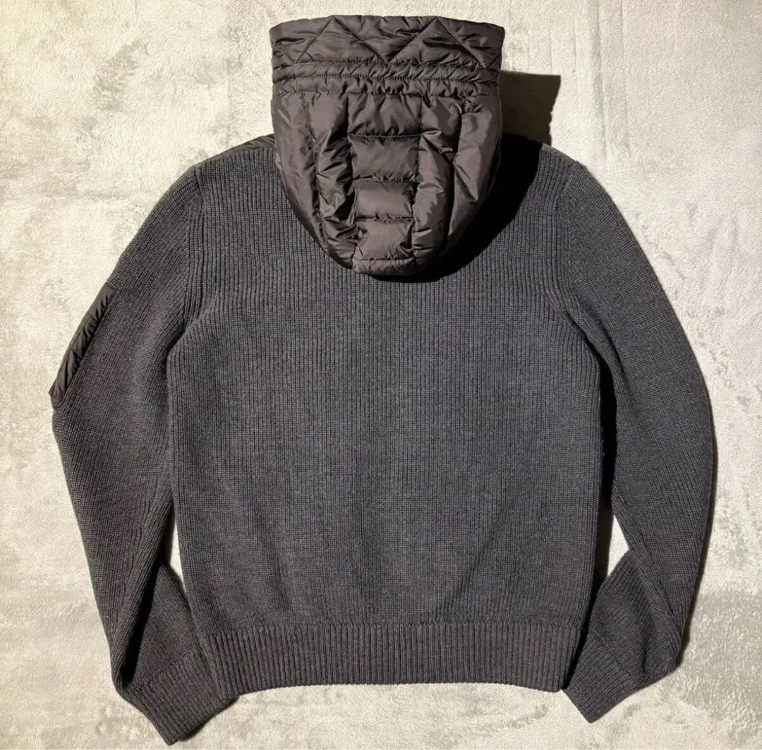 Size L★Moncler Maglia knitted down jacket hybrid