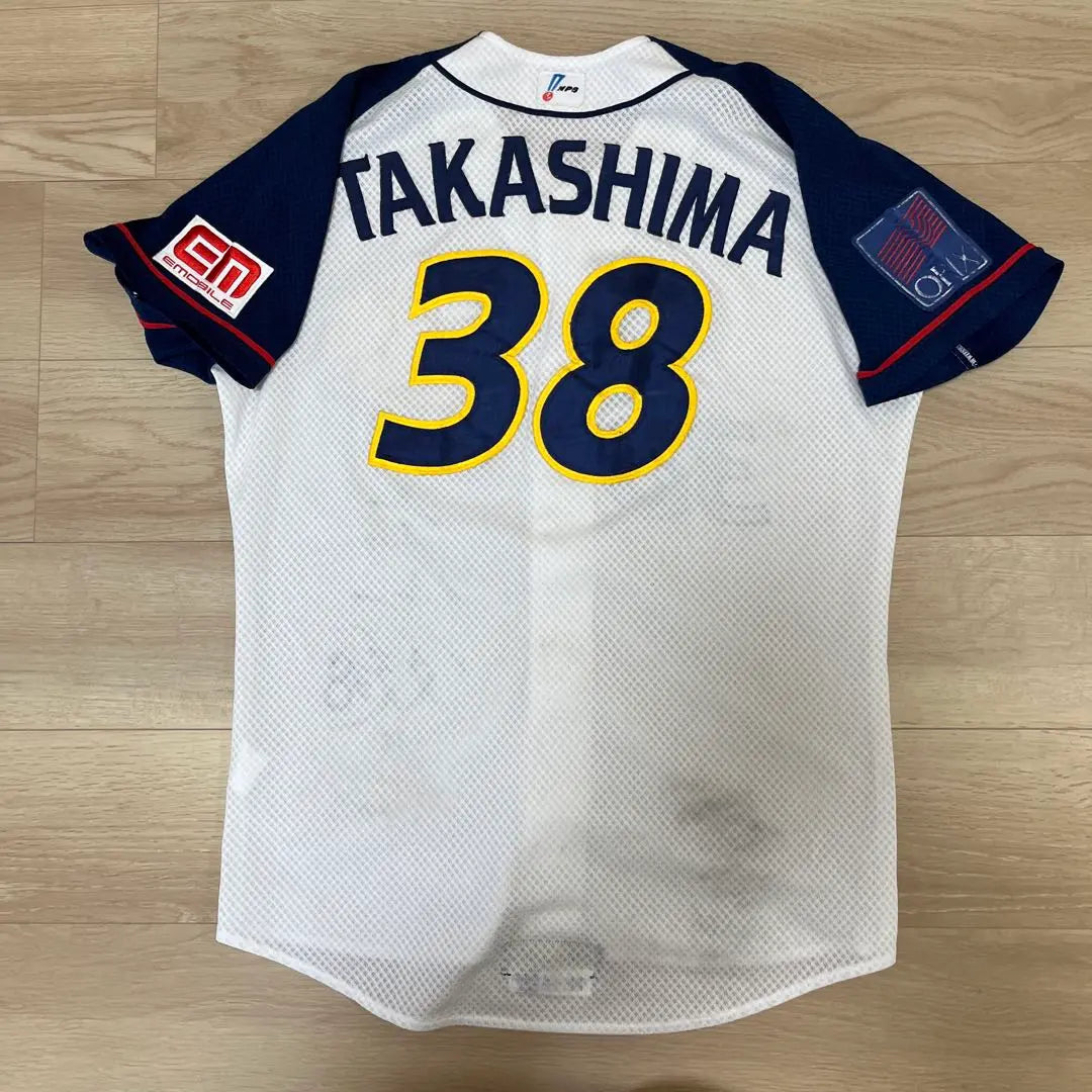 Orix Buffaloes Actual uniform used by Takashima Takeshi