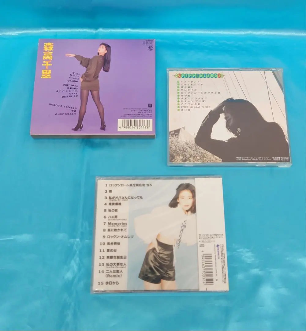 ★ Japanese music CD Showa idol "Chisato Moritaka" 3 sets * Unopened | ★ 邦楽CD 昭和アイドル『 森高千里 』3枚セット　※未開封あり