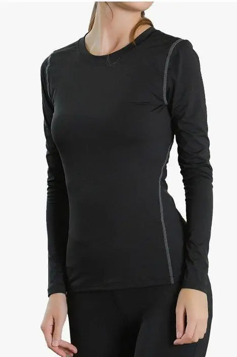 [Sillictor] [M] Camiseta interior deportiva de manga larga para mujer | [Sillictor] 【M】スポーツ インナー シャツ レディース 長袖