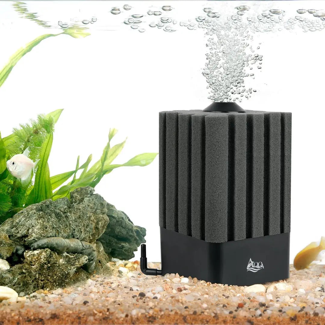 Sponge filter for aquarium underwater tank filters super quiet aeration