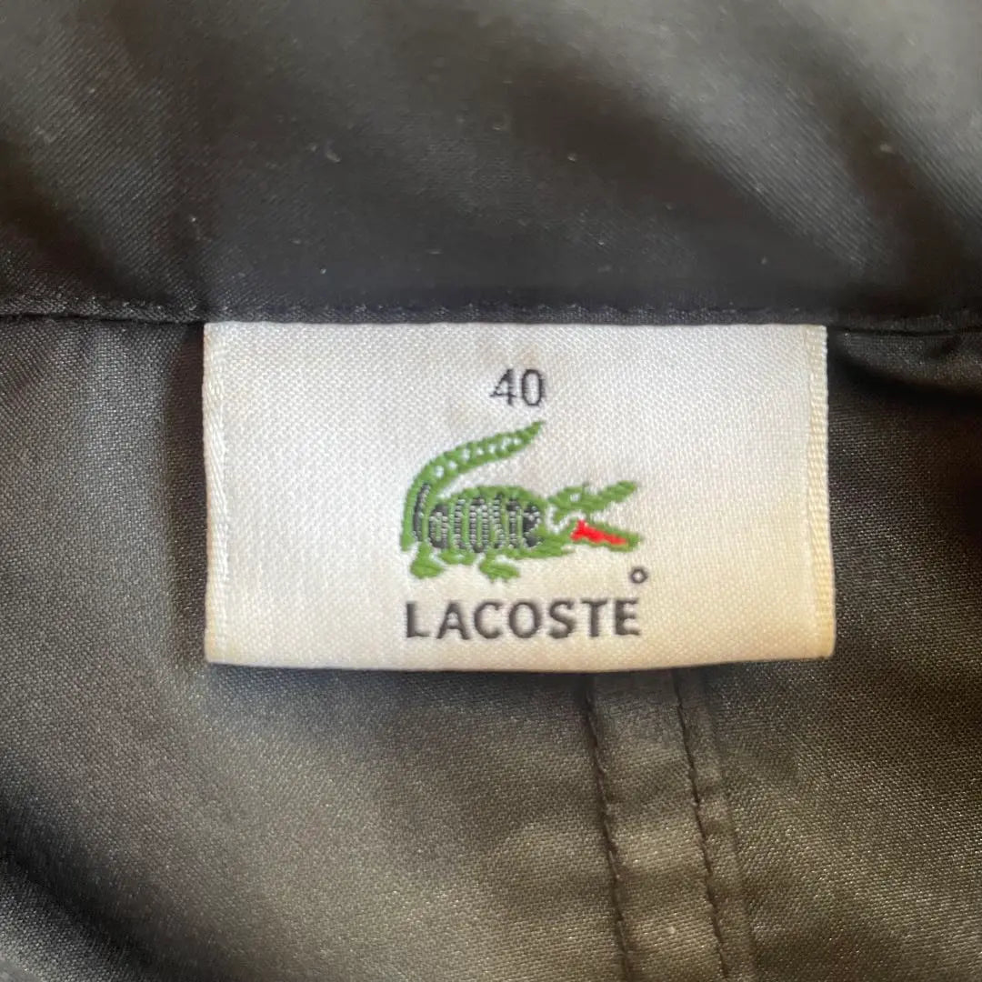 [Rare] Lacoste Nylon Jacket Hood Storage 40 Unisex