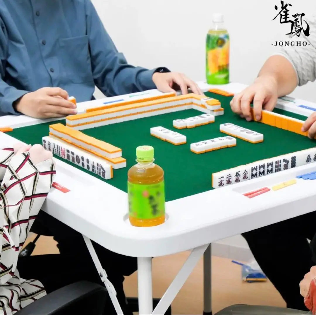 Mahjong table folding type, white [New and unused]