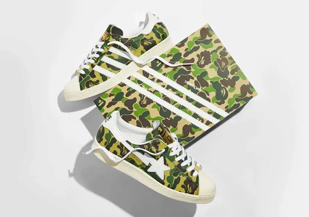 BAPE × ADIDAS SUPERSTAR 80'S "CAMO VERDE | BAPE × ADIDAS SUPERSTAR 80'S "CAMO VERDE