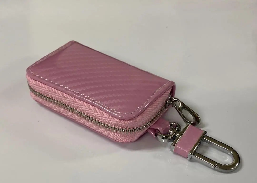 Smart key case gift carbon tone pink PDI471