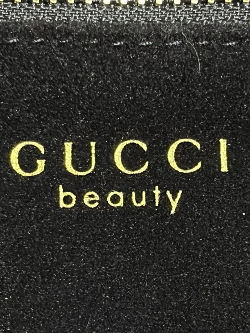 [GUCCI beauty] Overseas Duty-free store counter Novelty Velour pouch