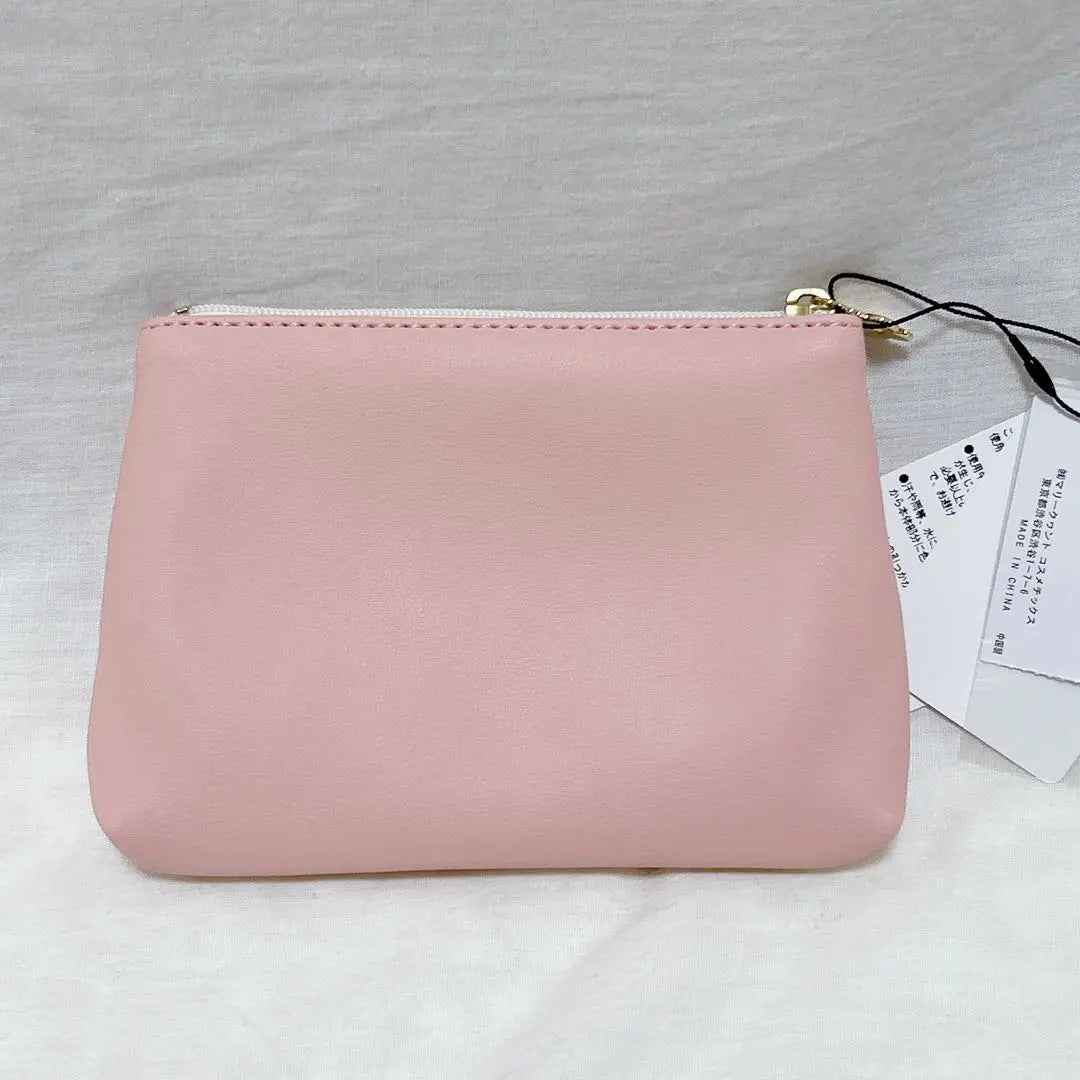 New Mary Quant Cosmetic Pouch Daisy Tissue Case Pink Pouch