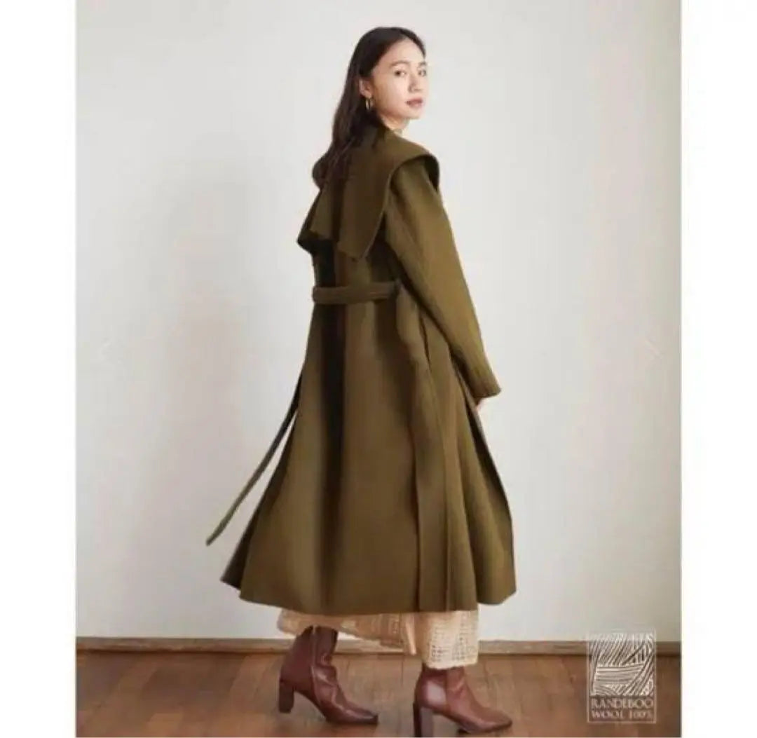 RANDEBOO Basic Sailor Long Wool Coat