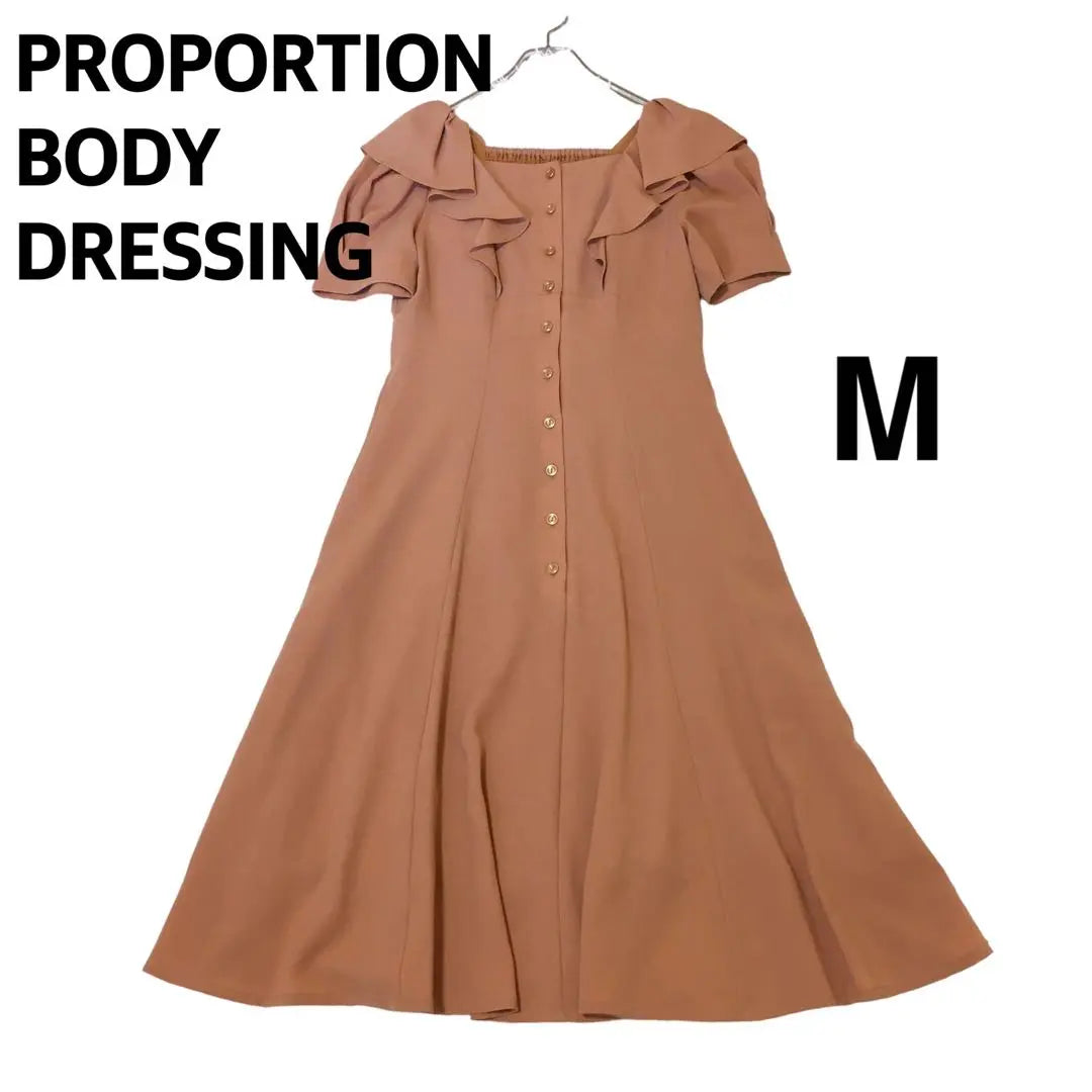 Proportion Body Dressing Frill Square Dress